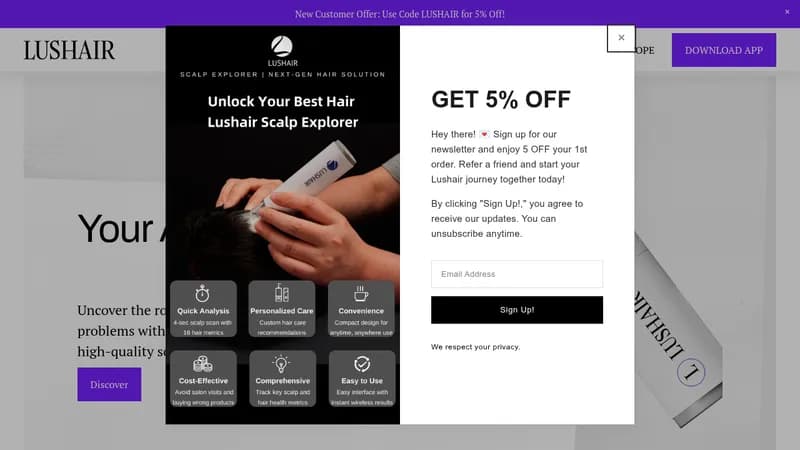 lushair website
