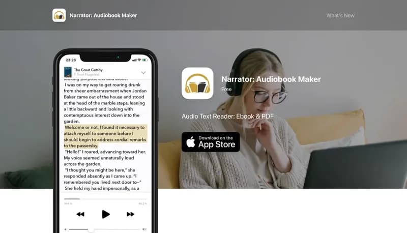 Narrator: Audiobook Maker screenshot
