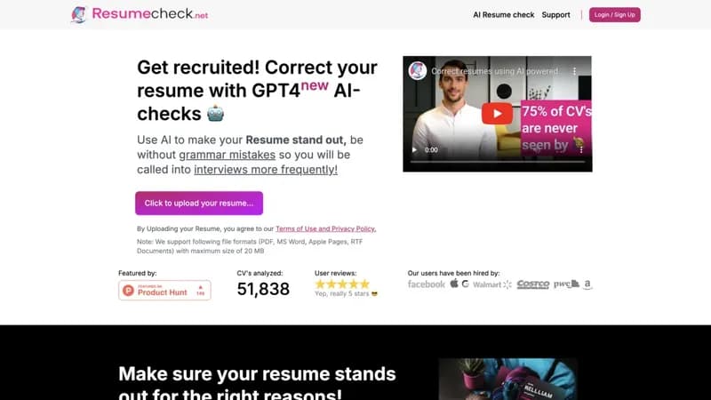 ResumeCheck screenshot