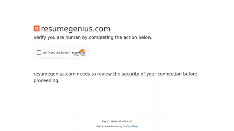 Resume Genius screenshot