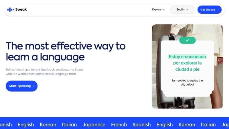 speak website