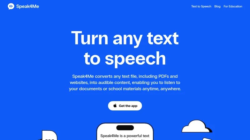 speak4me website