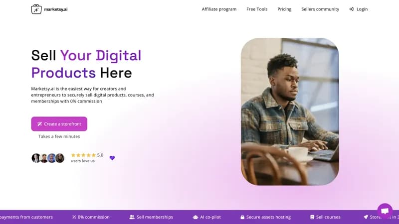 Marketsy.ai screenshot