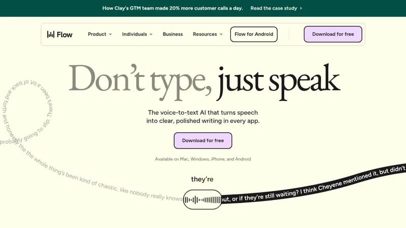 wispr flow website