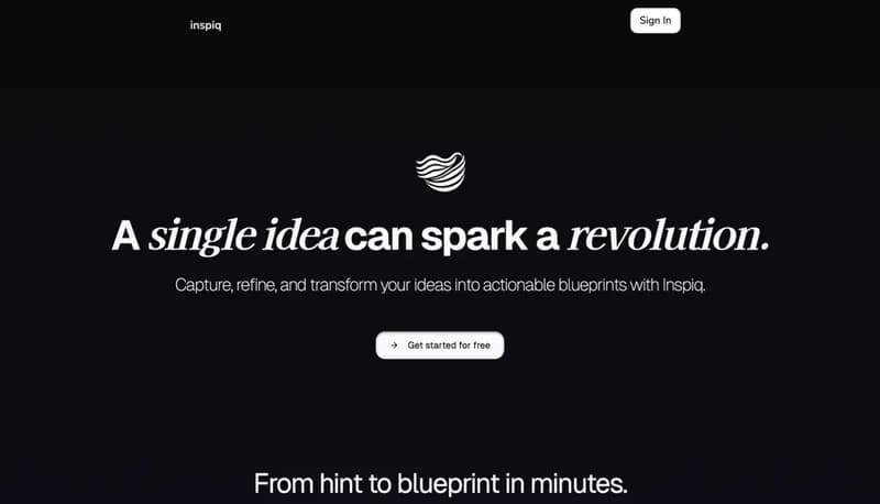 Inspiq screenshot