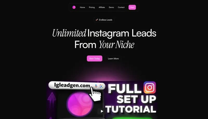 IgLeadGen screenshot