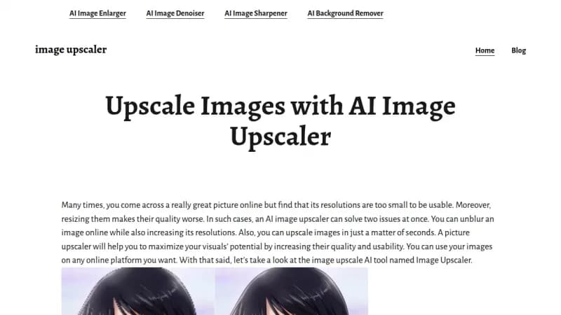 Image Upscaler screenshot