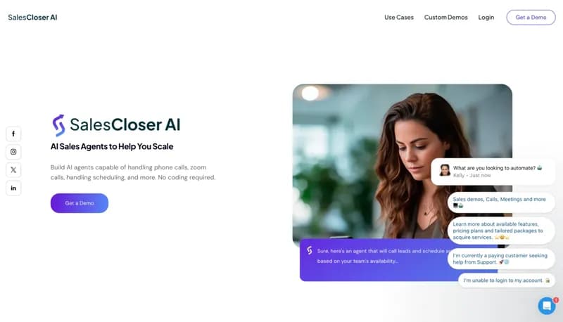 Sales Closer AI screenshot