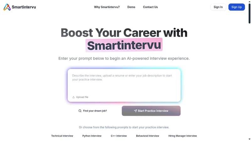 smartintervu website