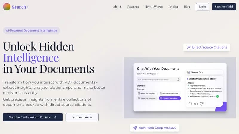search+ website