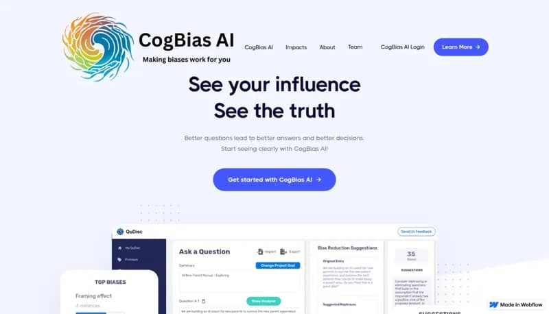 CogBias AI screenshot