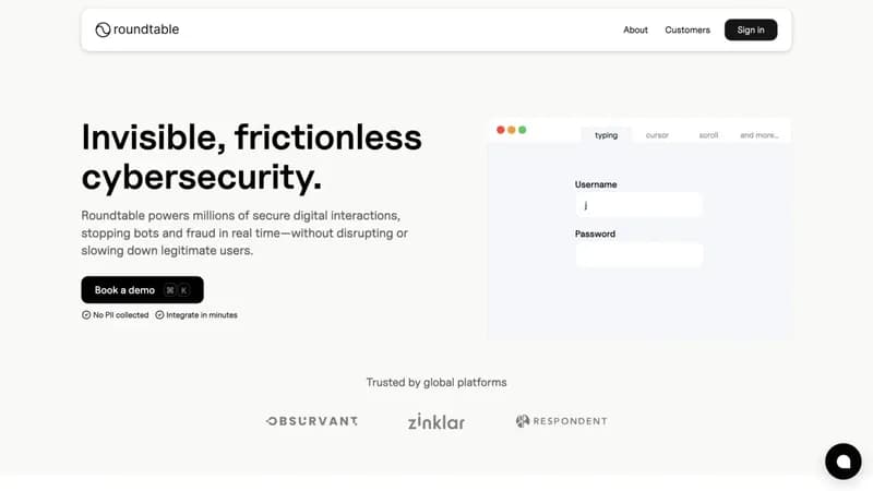 Roundtable screenshot