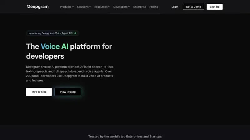 Deepgram screenshot