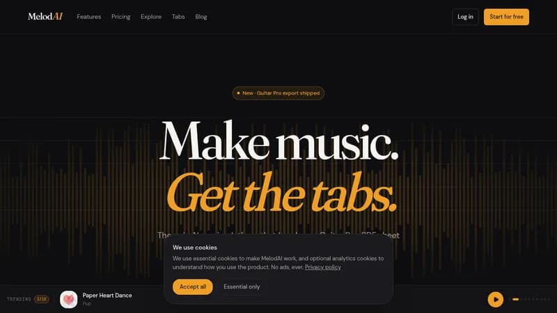 melodai website