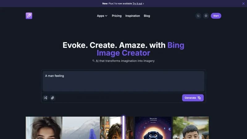 Bing Image Creator screenshot