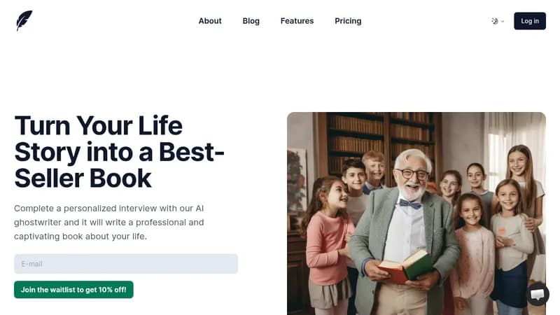ai life story website