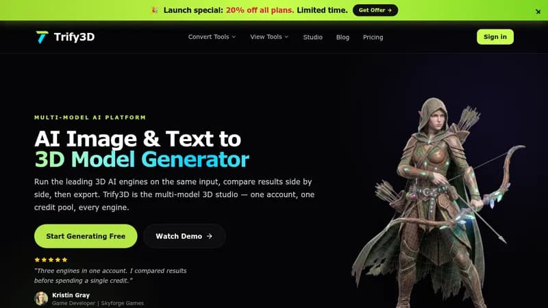 trify3d website