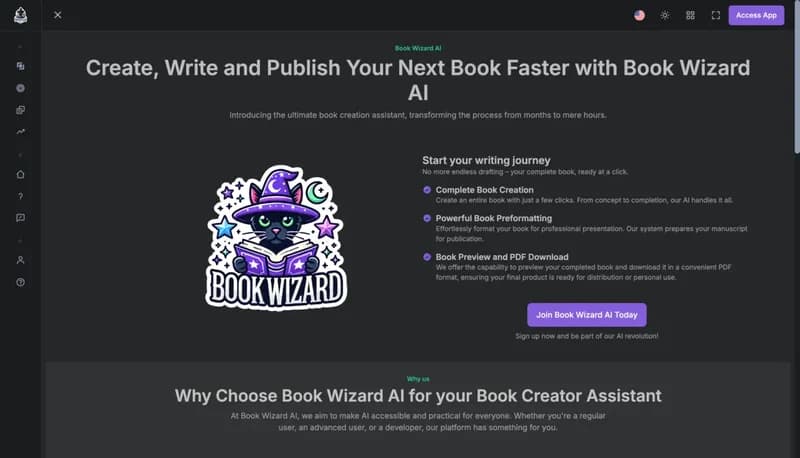 Book Wizard AI screenshot