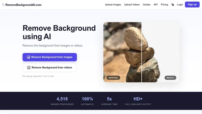 removebackgroundai website