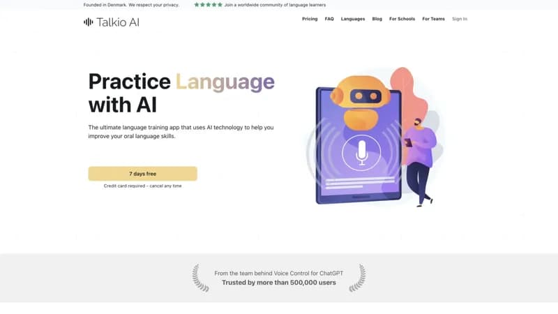 Talkio AI screenshot