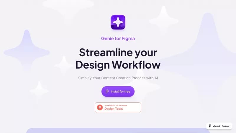 Genie for Figma screenshot