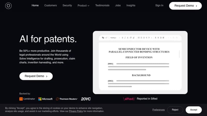 solve intelligence website
