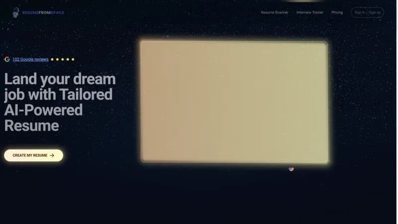 ResumeFromSpace screenshot