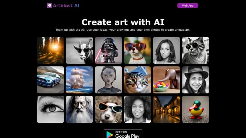 artblastai website