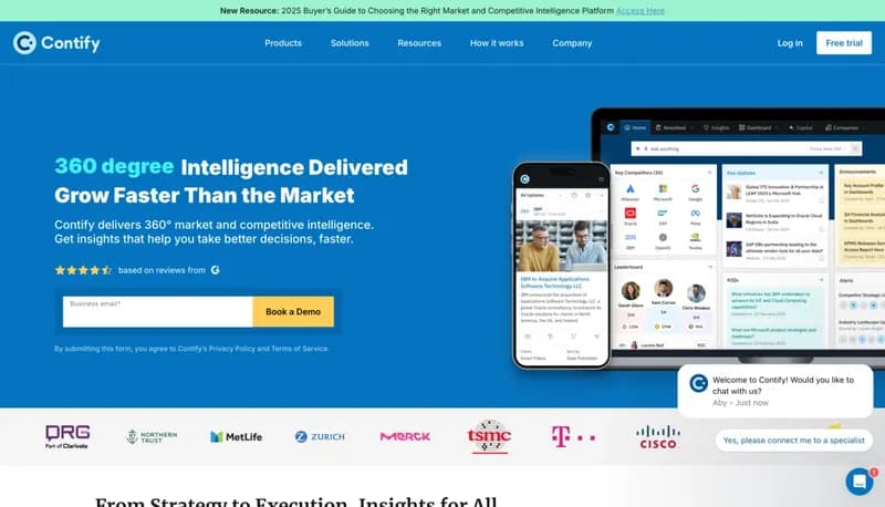 Contify screenshot