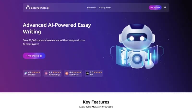 EssayService.ai screenshot