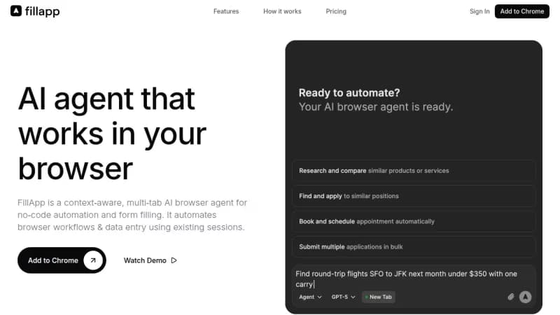 FillApp screenshot