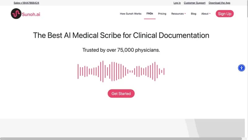 Sunoh AI Medical Scribe screenshot