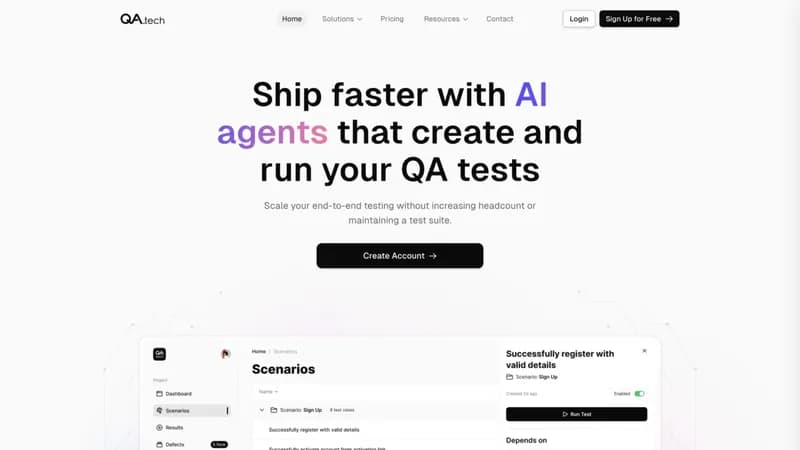 QA.Tech screenshot