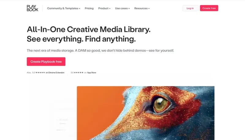 Playbook.com screenshot