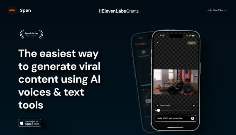 Span screenshot