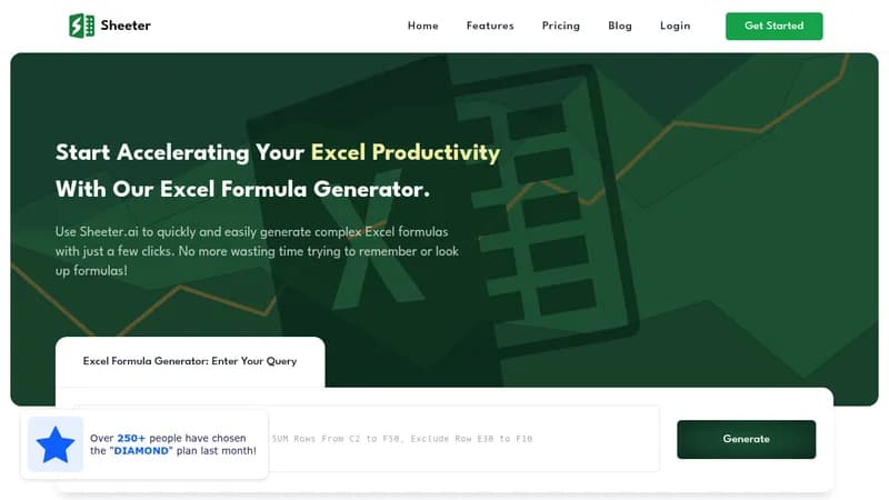 sheeter.ai website