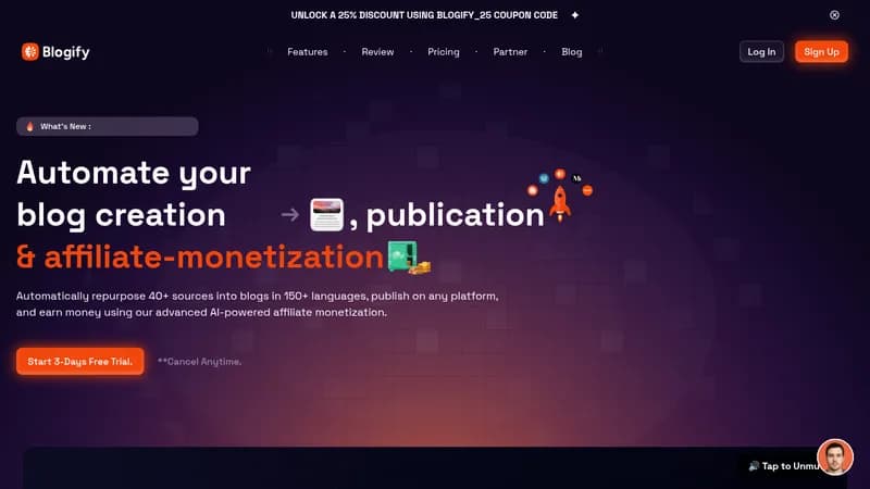 blogify website