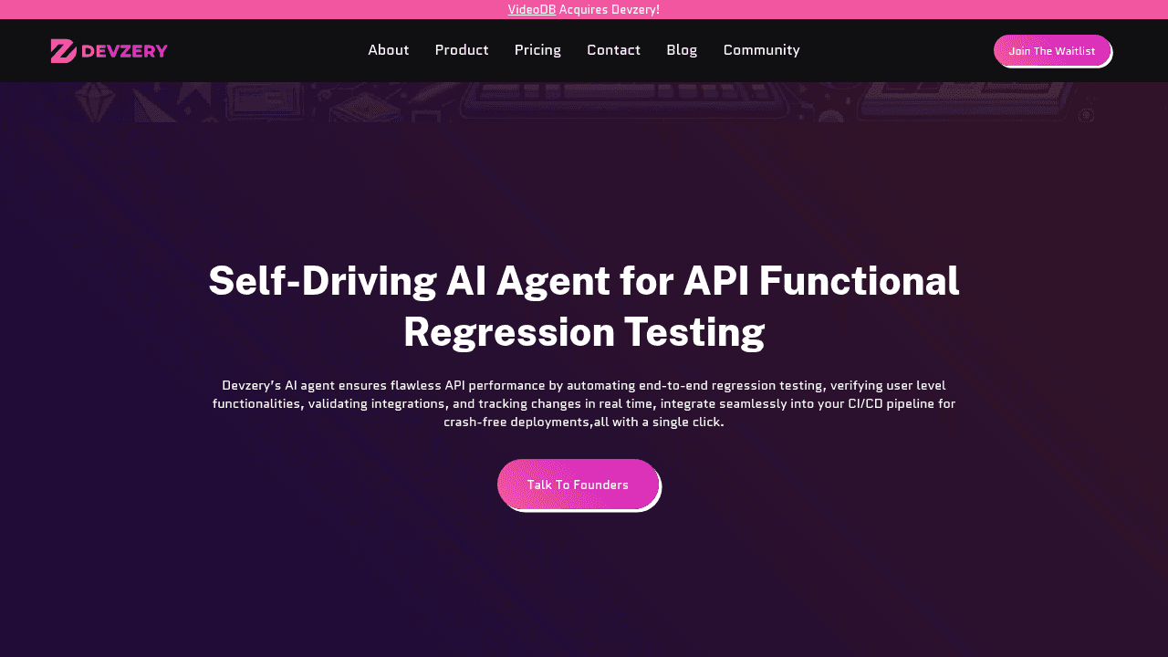 devzery website