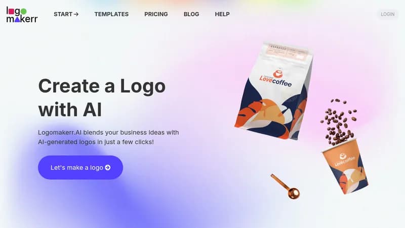 logomakerr website