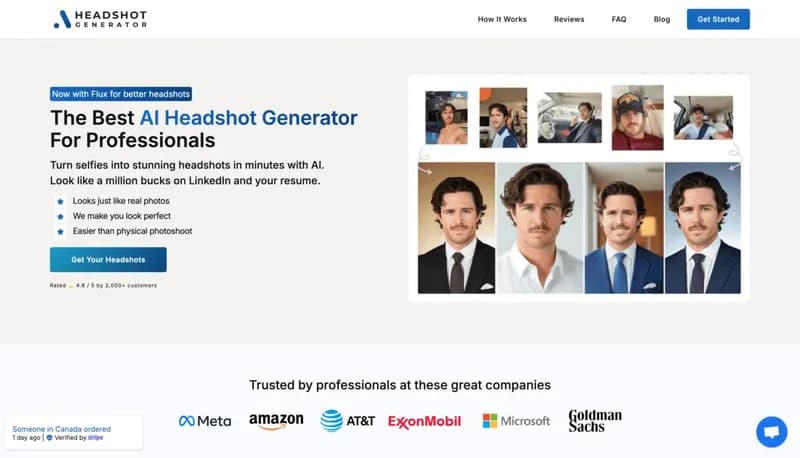 AI Headshot Generator screenshot