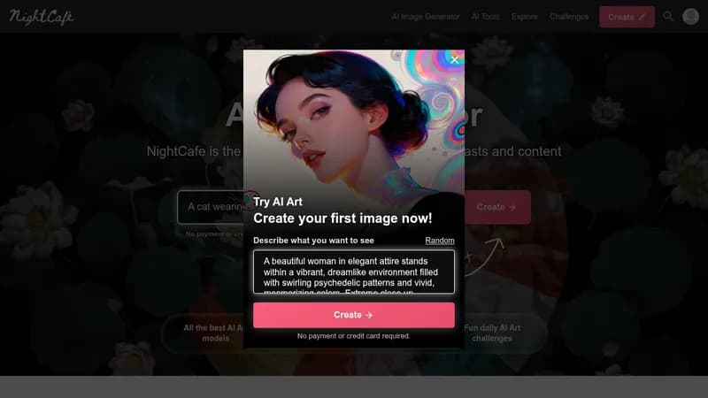 nightcafe website