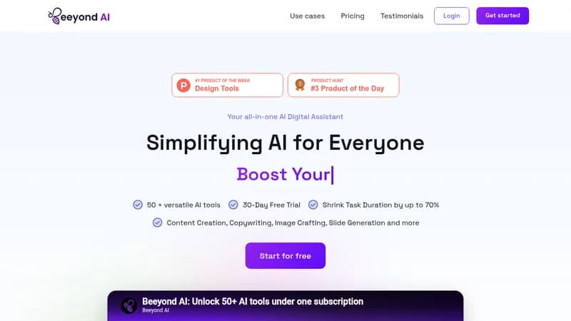 beeyond ai website