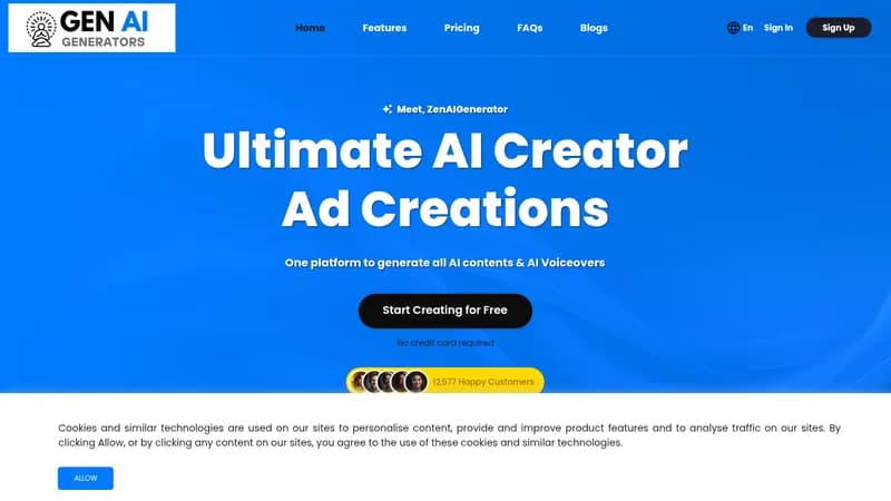 zenaigenerator website