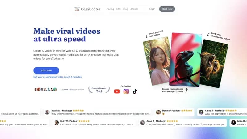 CopyCopter screenshot