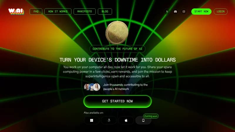 w.ai screenshot