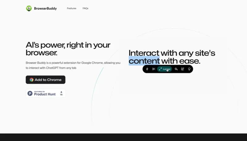 Browser Buddy screenshot