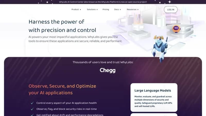 WhyLabs screenshot