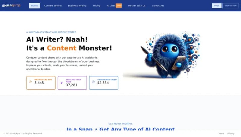 SnapRytr screenshot