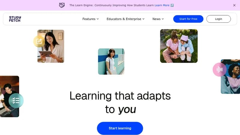 studyfetch website