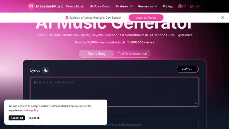 makebestmusic website